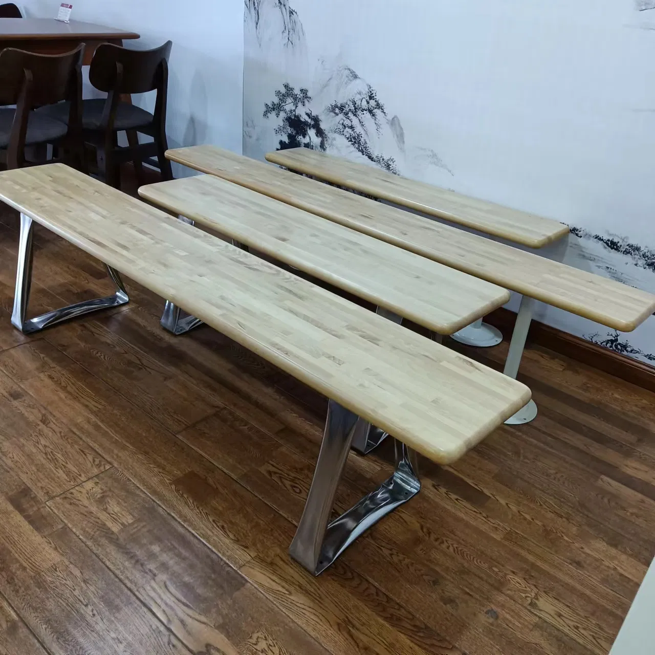 Birch Wood Finger Joint Boards Locker Bench Worktops for Furniture