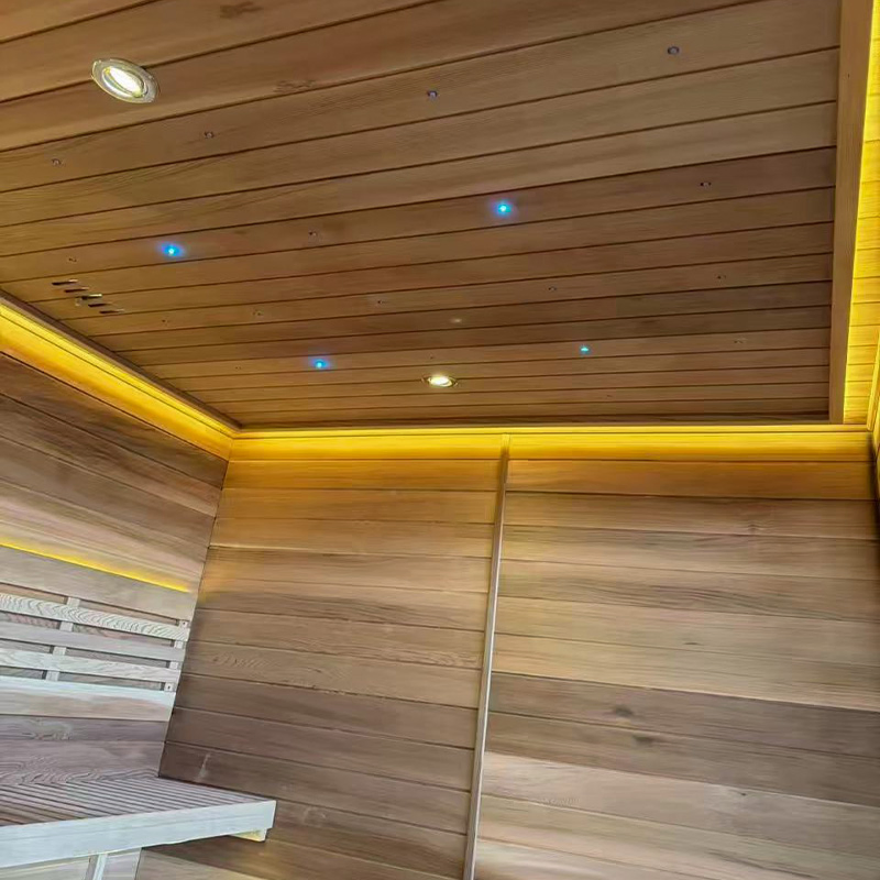 Factory Direct 4-6 Person Full Spectrum Sauna with Far Infrared Body Detox Sauna Rooms Indoor