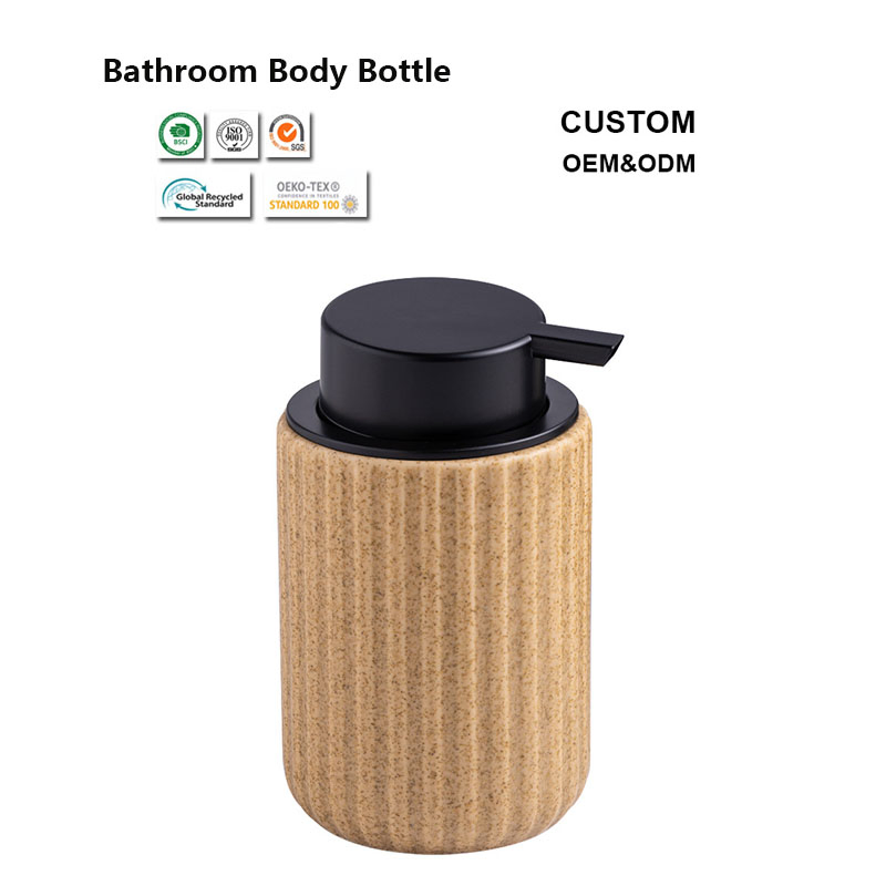 250ml Portable Bathroom Ceramic Bottle for Travel Business Trip Amenities