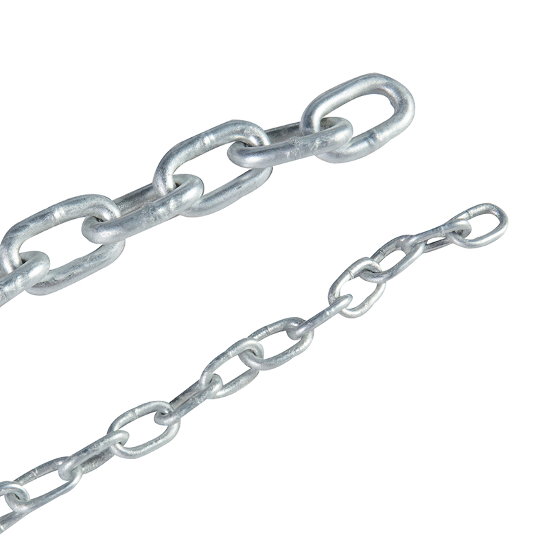 Electro Galvanized DIN5685A Metal Welded Short Link Chain for Lifting