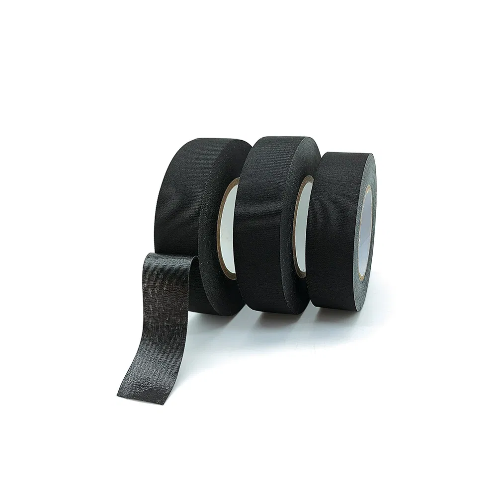 Auto Wiring Automotive Polyester Acrylic Adhesive Pet High Temp PVC Fabric Cloth Wire Loom Harness Tape