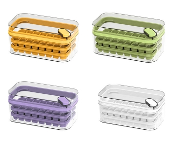 Форма для льда с крышкой Press Ice Cube Tray