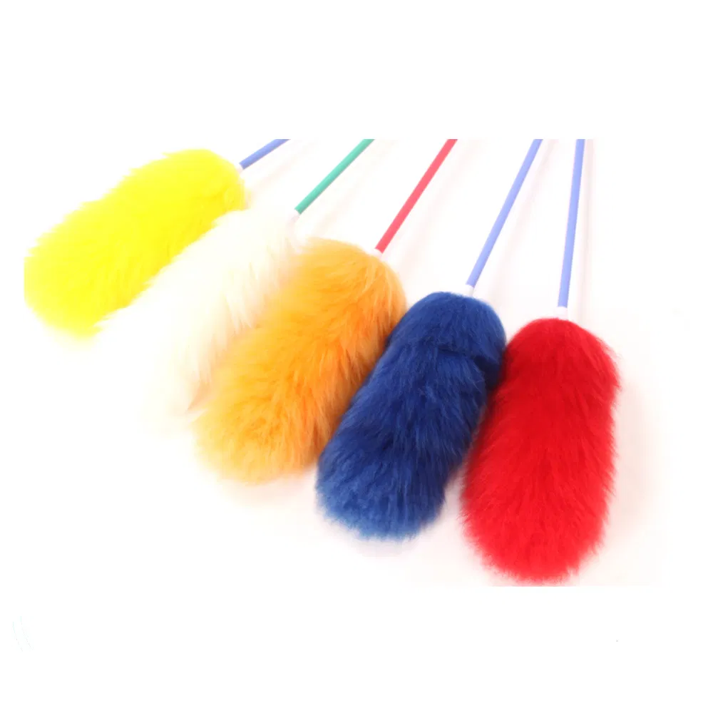 Ultimate Lambswool Duster with Ergonomic Handle for Easy Reach