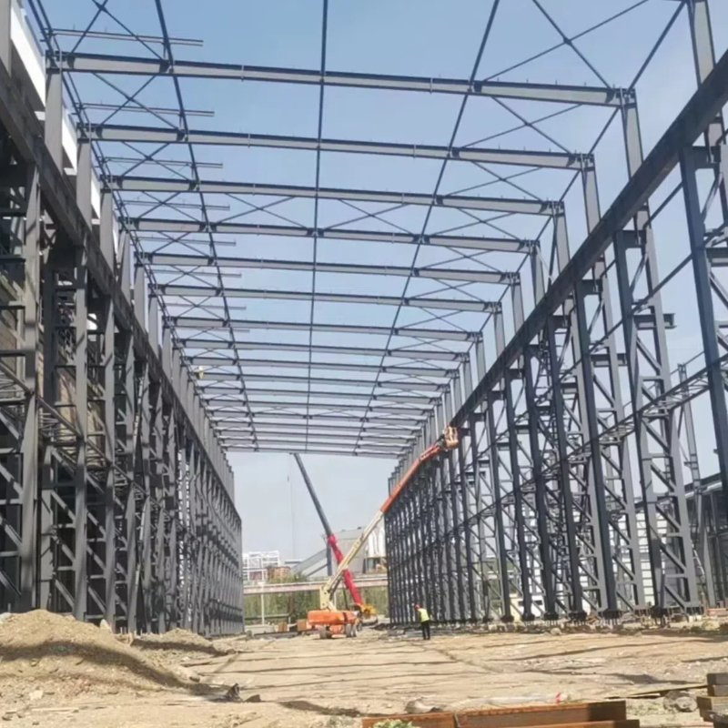 Factory Workshop Building Low Cost Prefabricated Warehouses Steel Structure