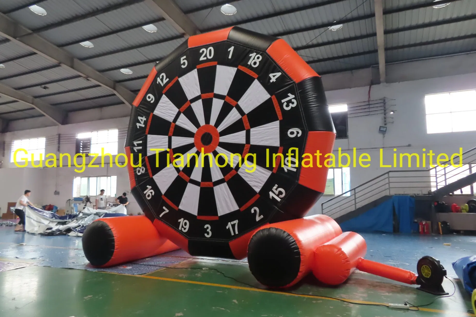 Double Sides 4m Inflatable Foot Dart Board