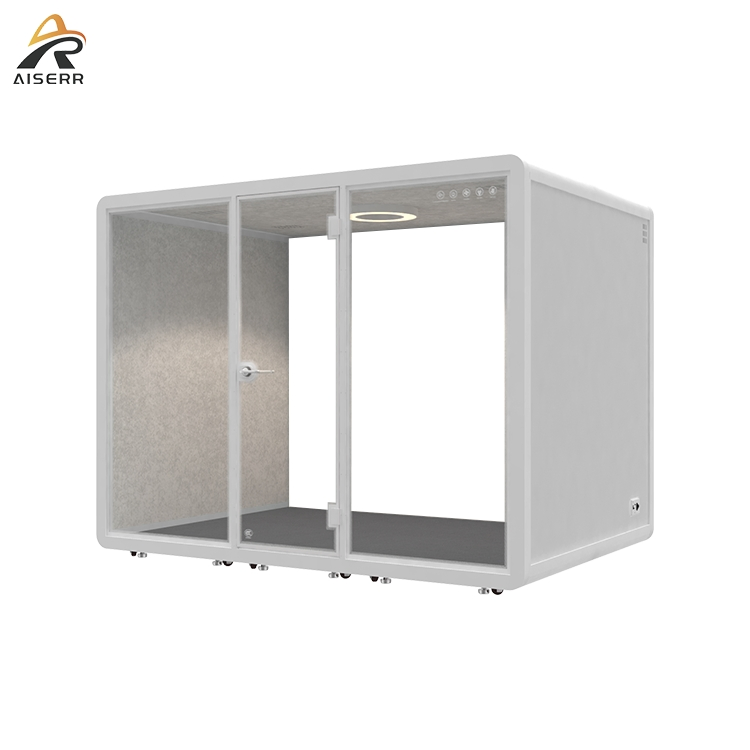 Hot Sale Soundproof Phone Booth for Private Calls with Fresh Air System and LED Illumination Features