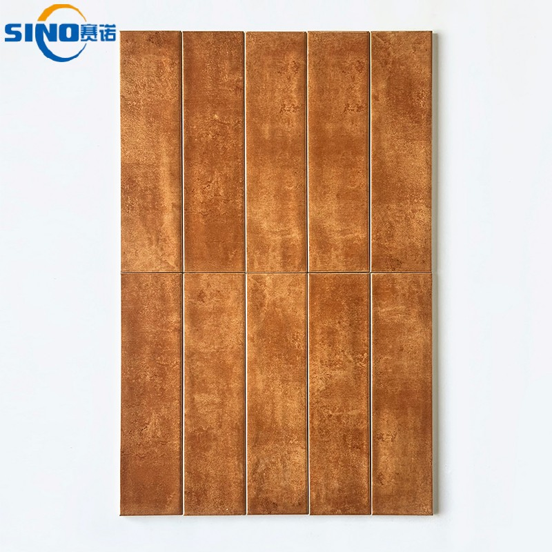 75*300mm Inkjet Glossy Ceramic Tiles Strip Shape Tiles Interior Room Tiles