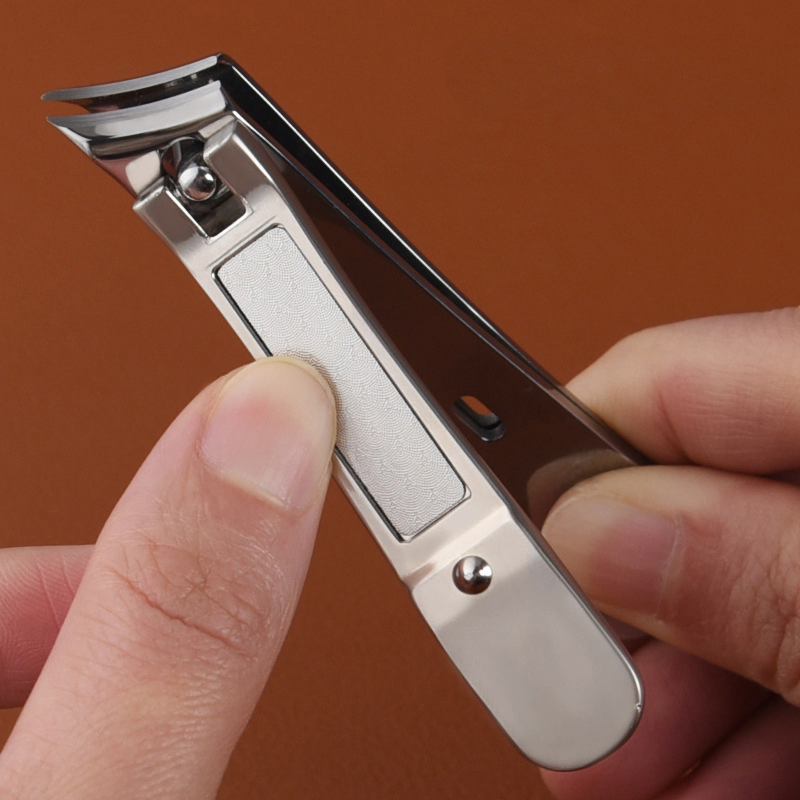 Anti-Slip Stainless Steel Nail Clippers with Catcher 4 in 1 Nail Clipper Set