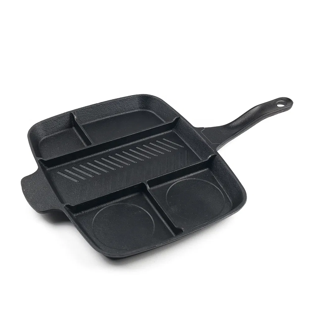 Чугунная сковорода 5 в 1, 38 см