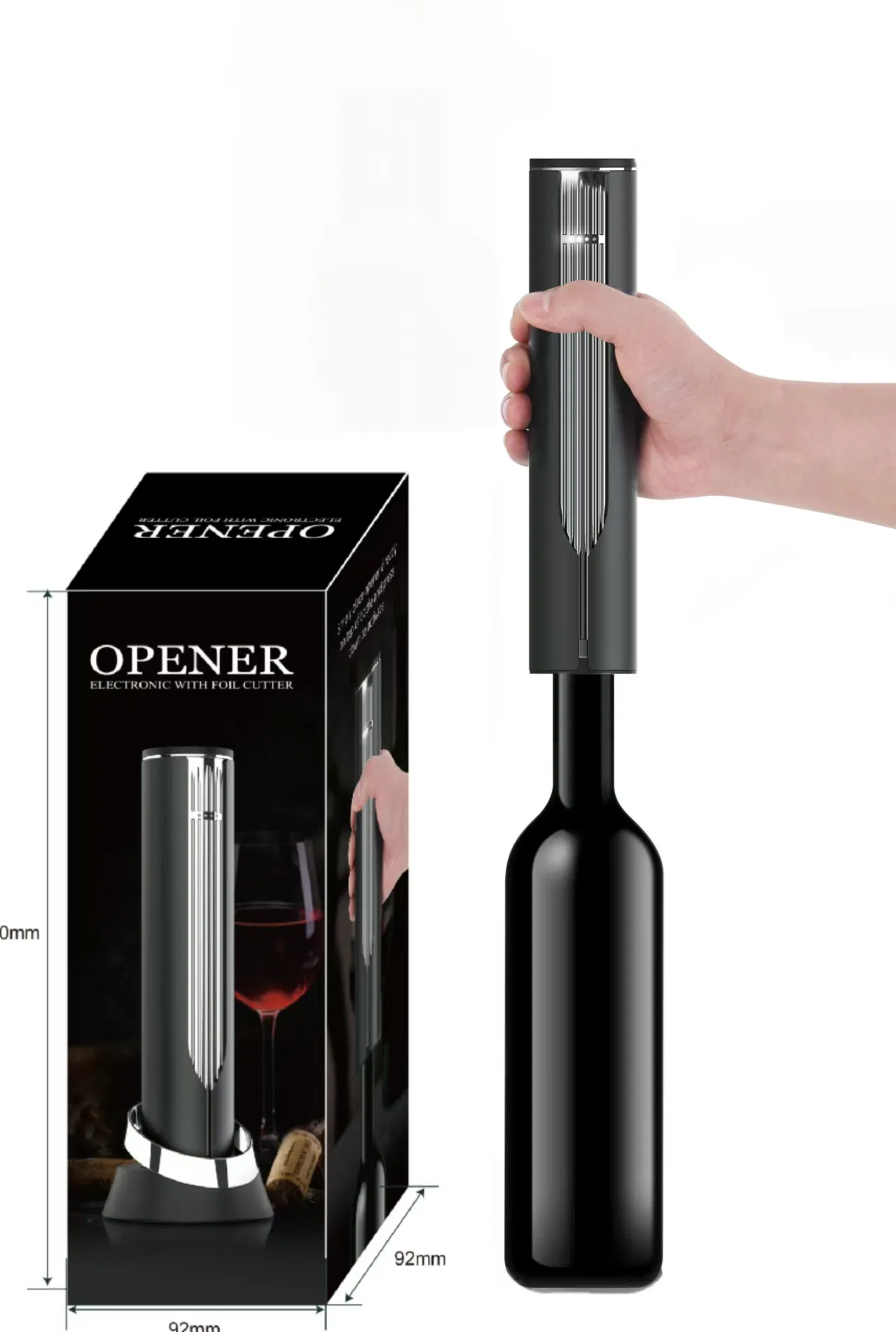 Electric Wine Opener Factory Direct Custom Automatic Wine Opener with Foil Cutter
