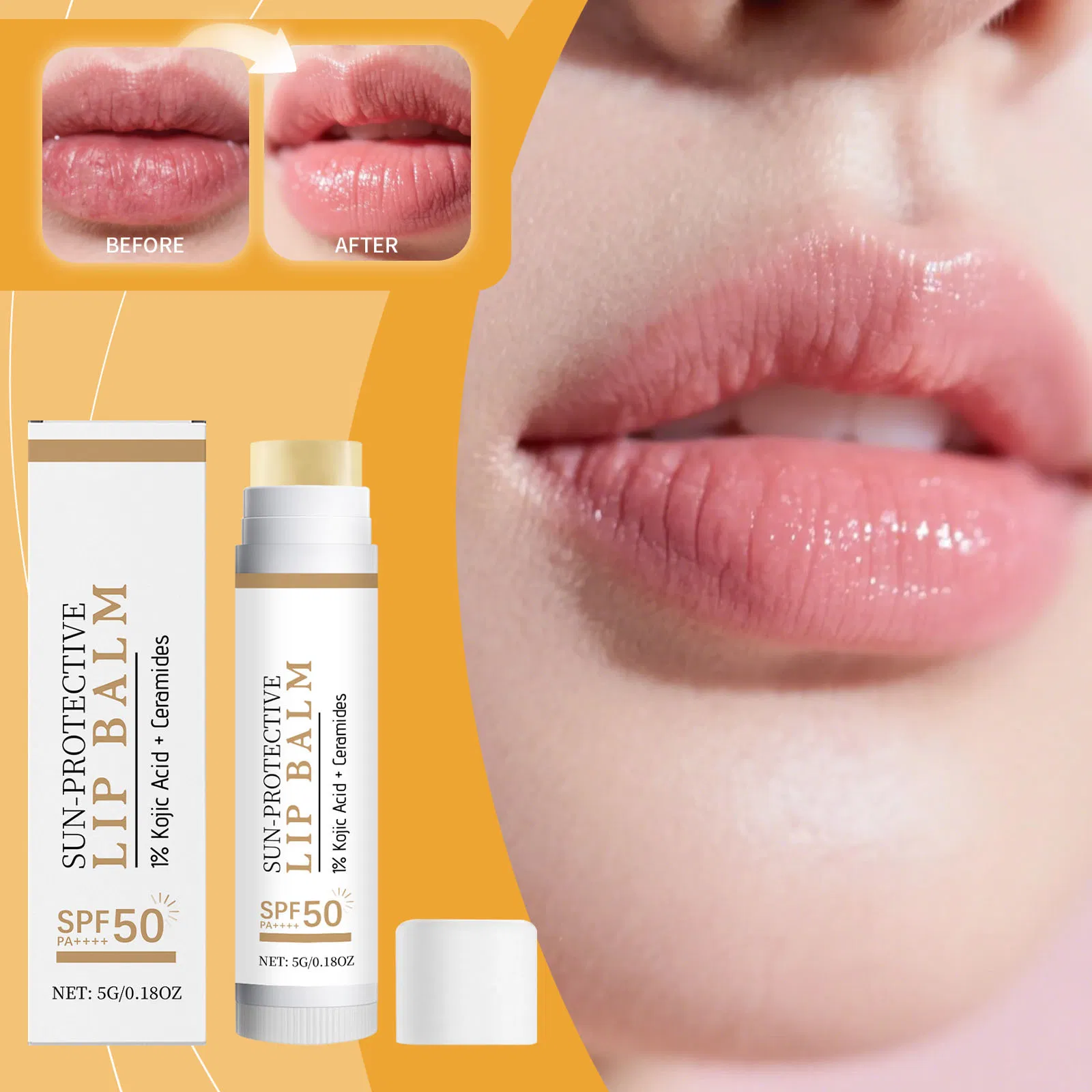 Private Label Organic Lip Balm 100% Natural Moisturizing and Long Lasting Flavored Lip Balm