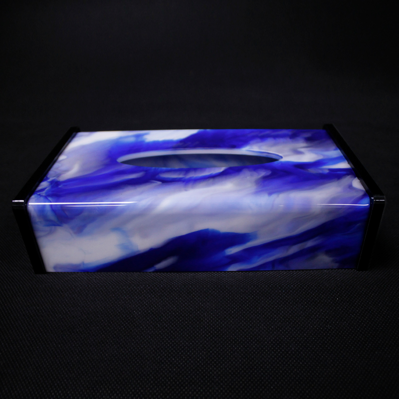 Acrylic Hotel Rooms Guest Room KTV Napkin Holder Tissue Paper Box