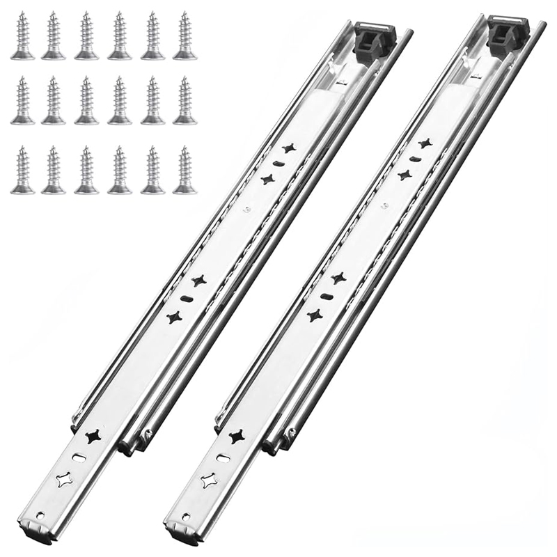 Metal Steel Central Track Full Extension Ball Bearing Drawer Slide