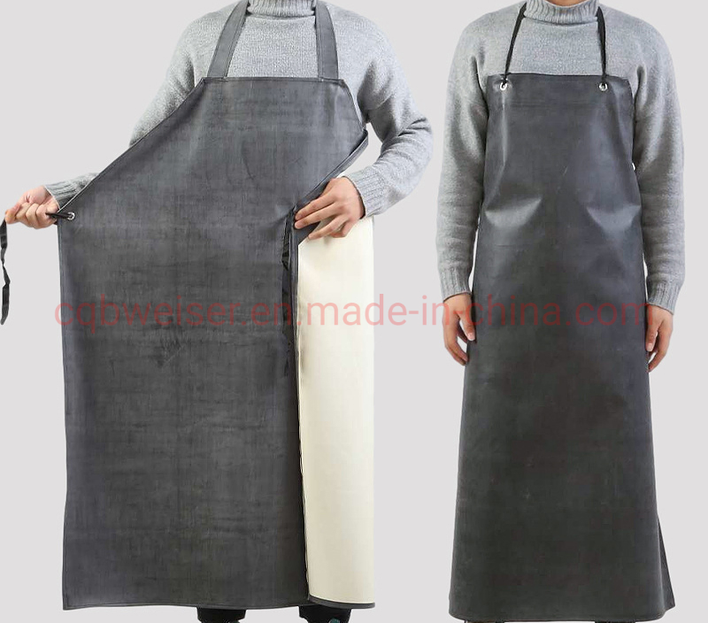 Waterproof Rubber Apron Butcher Dishwashing Chemical Oil Resistant Gardening Aprons 20%off