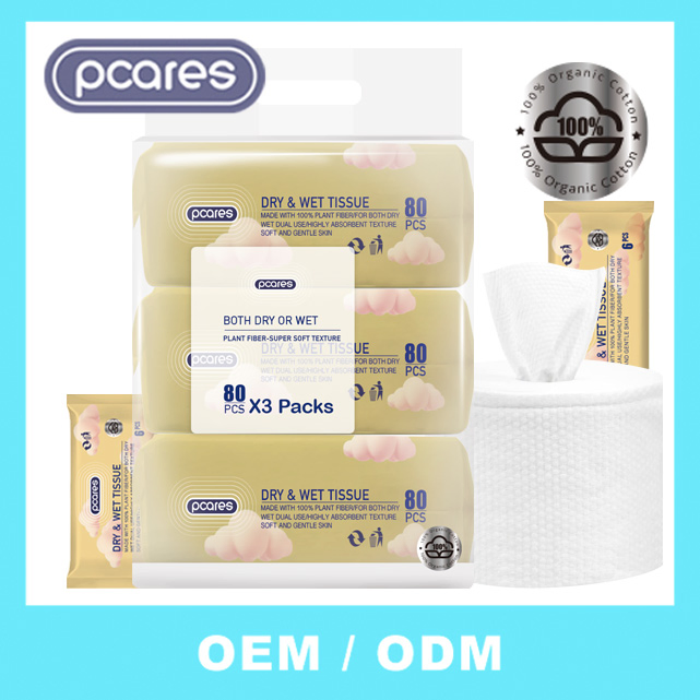 Wholesale Custom Beauty Facial Towel SPA Salon Non Woven Disposable Cotton Face Tissue