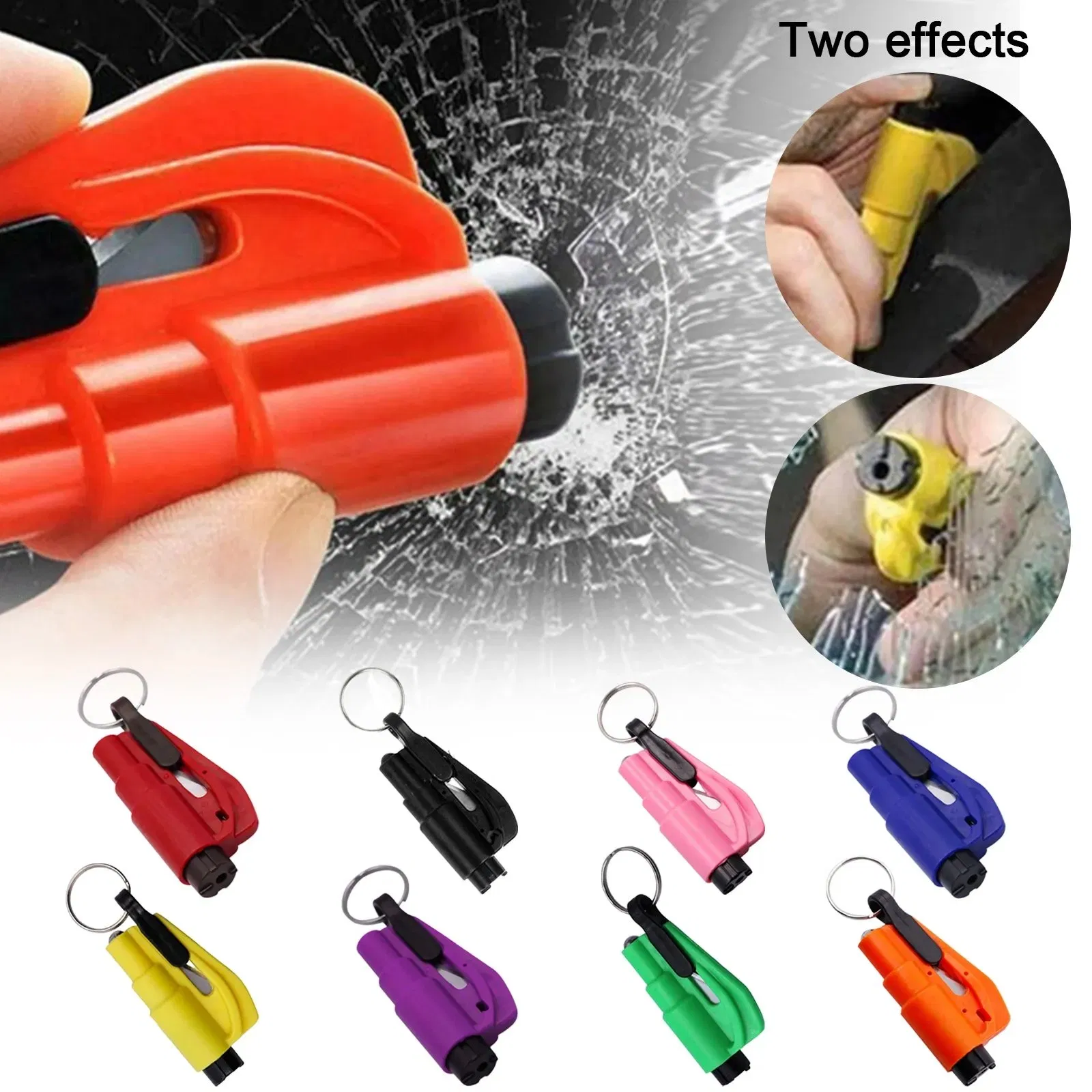 3 in 1 Emergency Mini Safety Hammer Auto Car Window Glass Breaker Seat Belt Rescue Hammer Emergency Accident Escape Tool