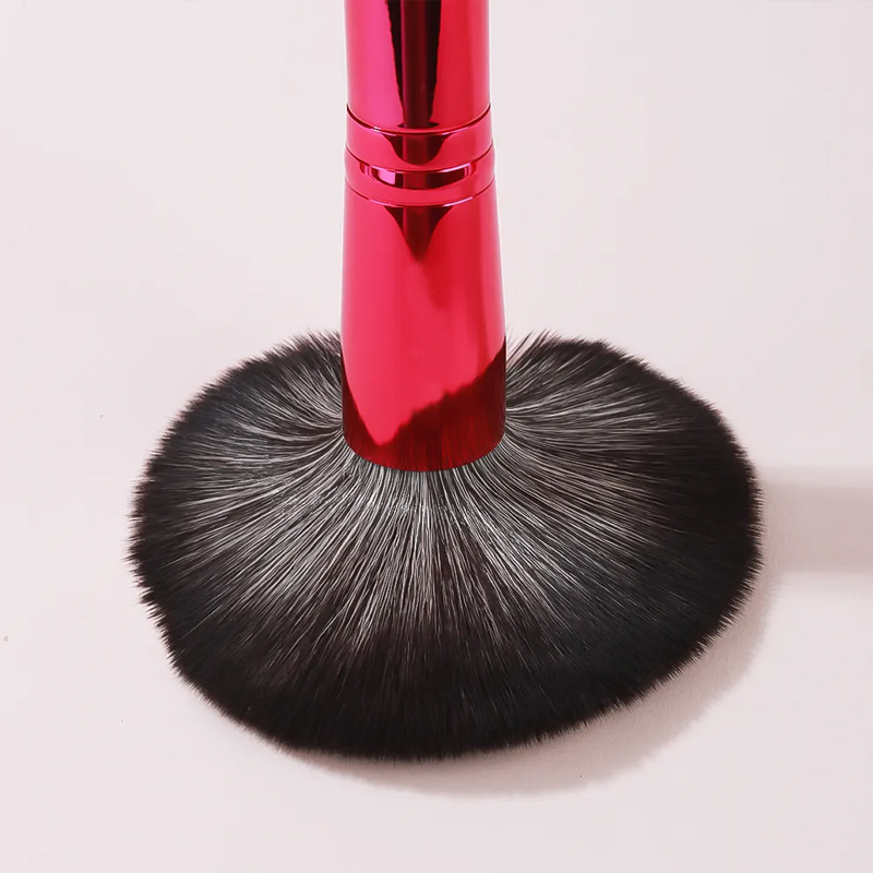 6PCS Rose Red Luxury Makeup Brush Set High Quality Source Factory Wholesale Custom Logo Soft Comfortable Makeup Brush