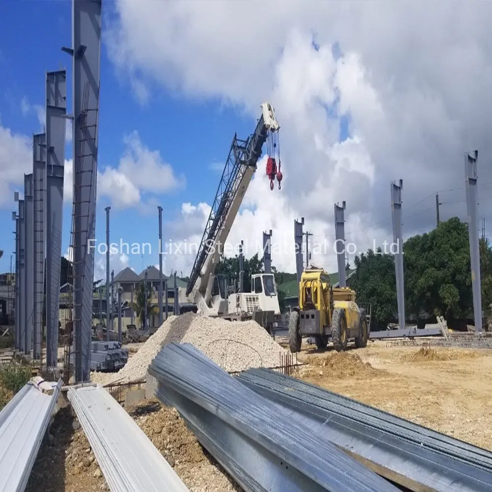 Hurricane Resistance Prefab House Storage Shed Prefabricated Building Steel Structure