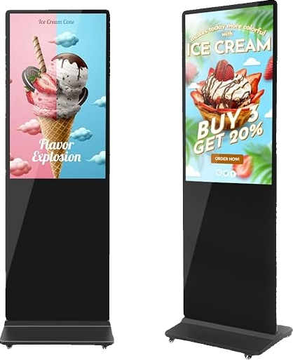 43 49 55 65 Inches Android OS IR Touch Screen Kiosk Indoor LCD Advertising Display Interactive Digital Signage Totem