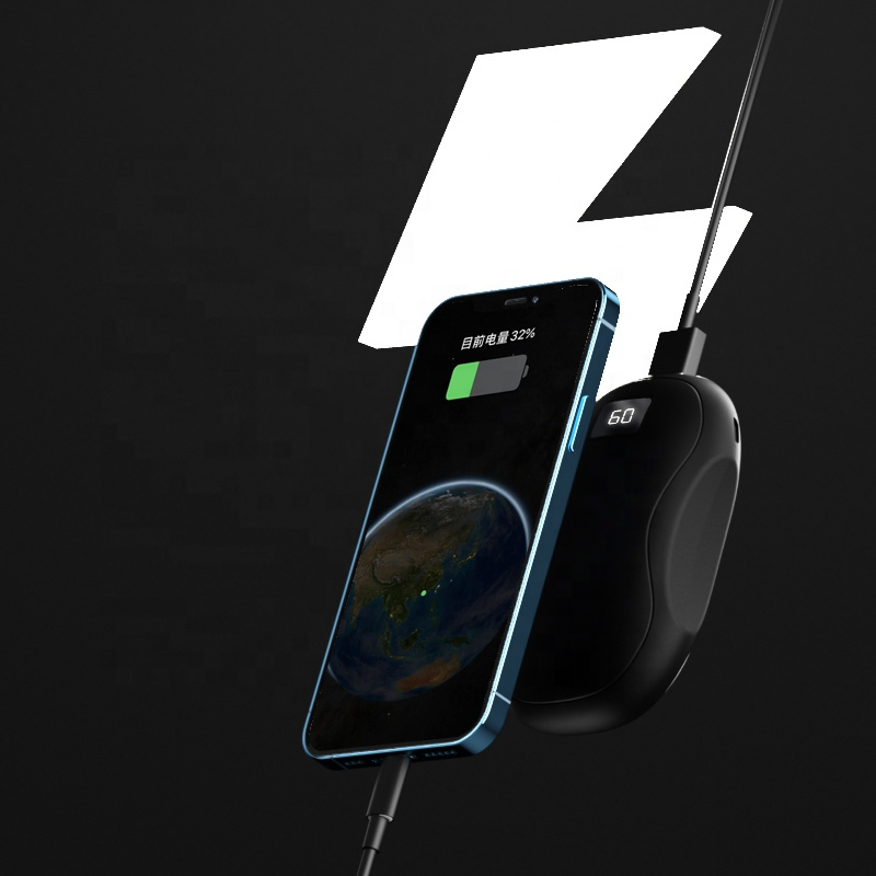 Портативный USB-грелка для рук с дисплеем и зарядкой