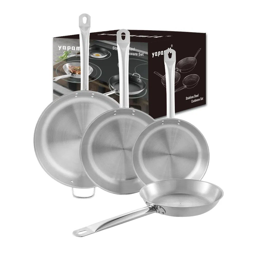 Сковорода 32 см антипригарная стальная коммерческая