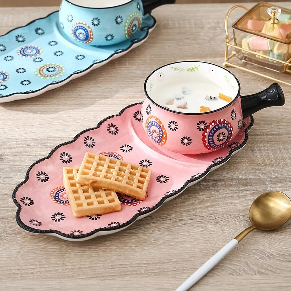 Lightweight Damage Resistant Ceramic Soup Bowls for Friends Gatherings