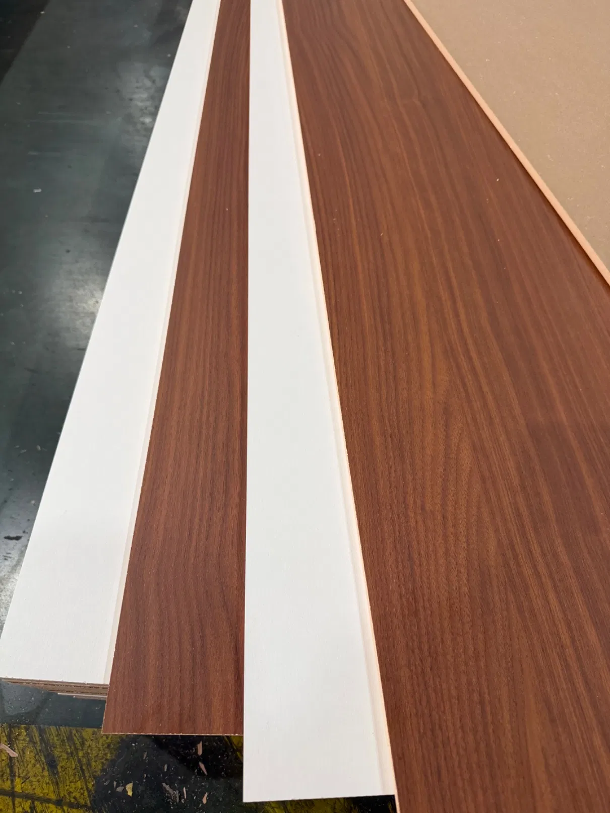 Plywood Faced Melamine Paper, UV, Wood Veneer