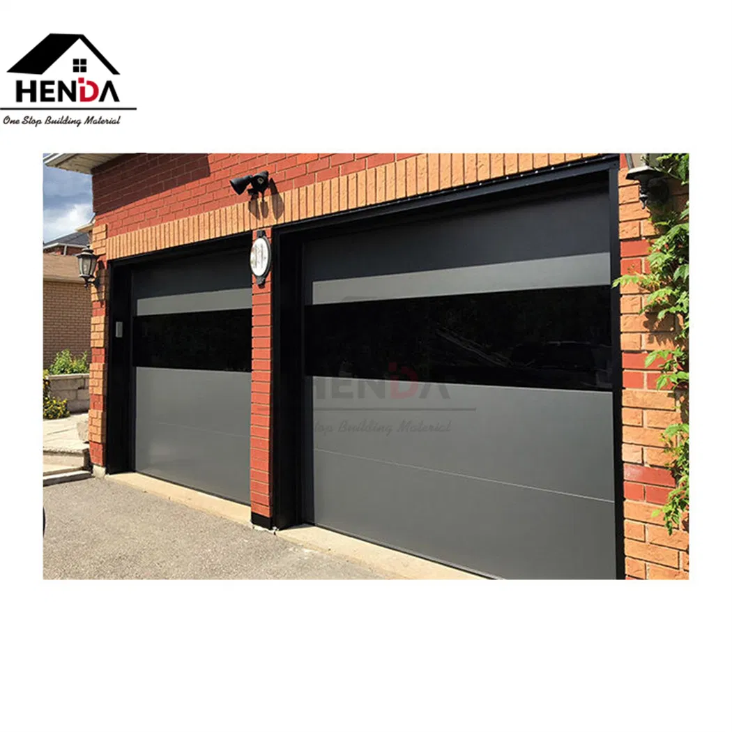 America Hot Selling Wholesale Price Customized Residential House Villa Modern Insulated Remote Control Roller Shutter Glass Automatic Garage Door