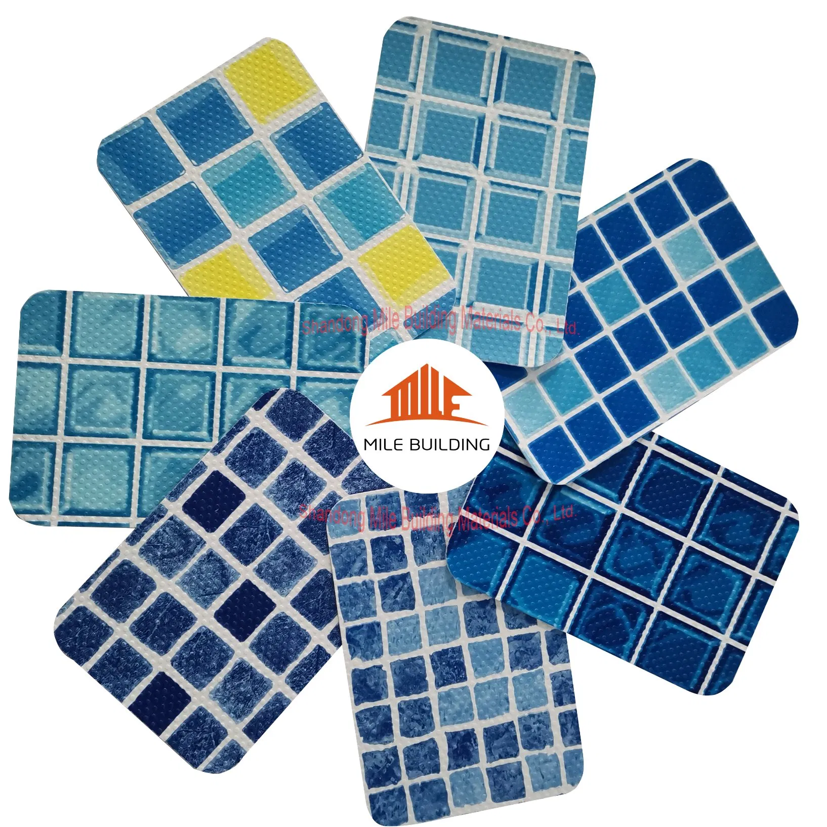 Factory Direct Supply PVC Membrane Blue Inground PVC Swimming Pool Liner Filim