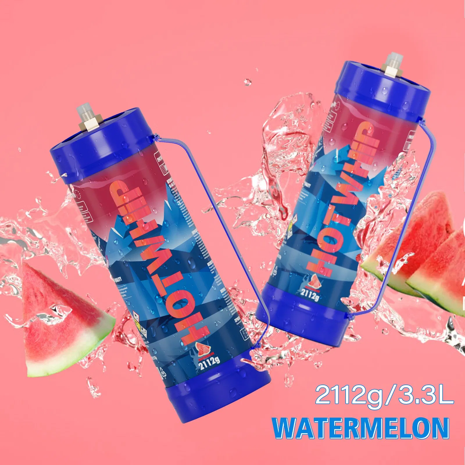 Hotwhip 2112g Watermelon Mint Flavor Cream Charger Best Selling N2o Nitrous Oxide for Family Gatherings Dessert