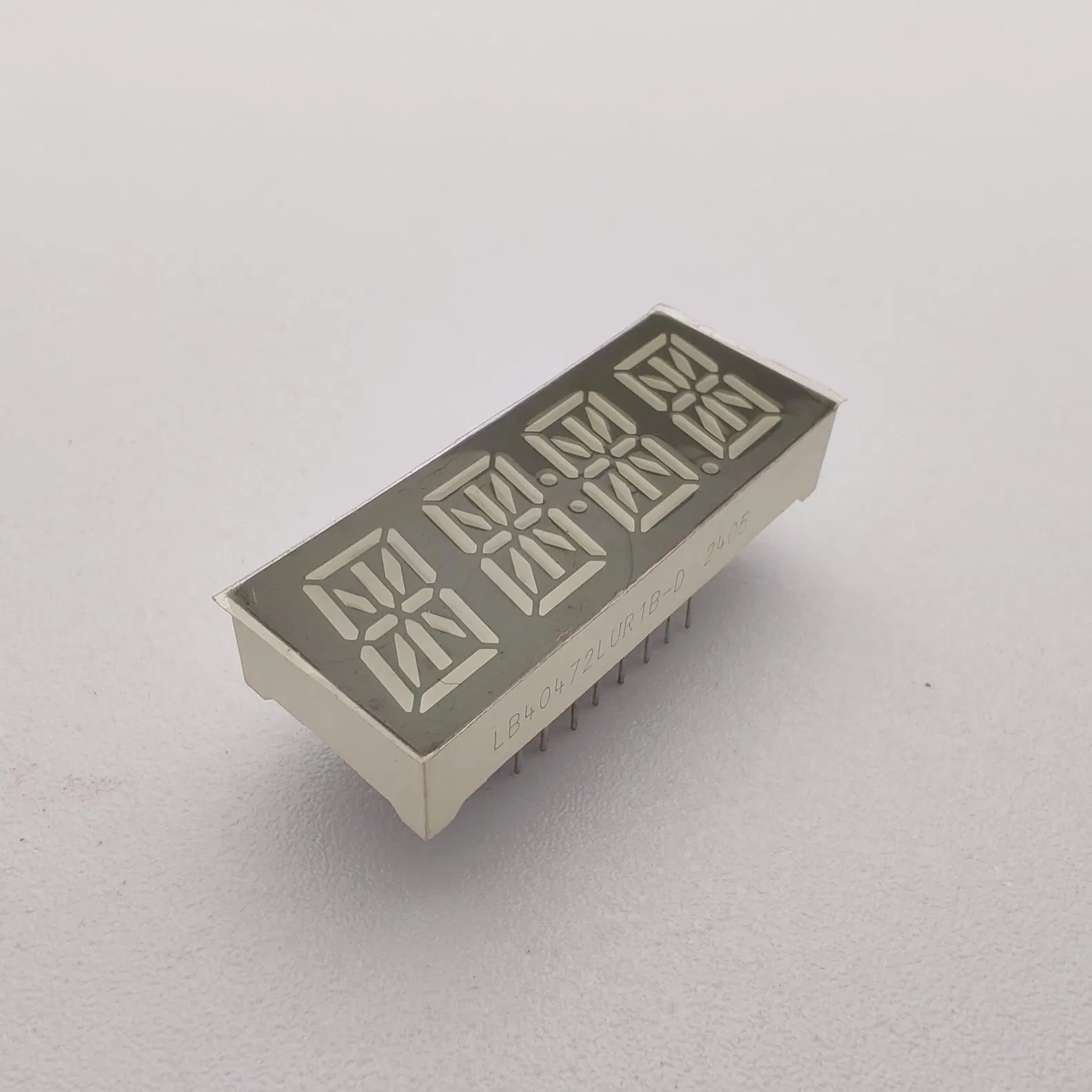 4-Digit 14-Segment Alphanumeric LED Display, Ultra Bright Red, for Taximeter / Metering Applications
