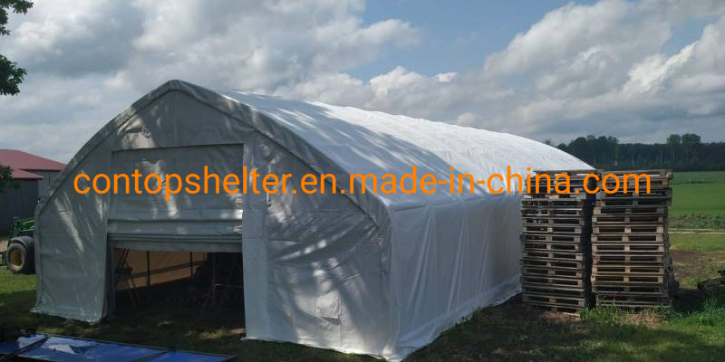 Industrial Building Dome Shelter Canopy Garage PVC Warehouse