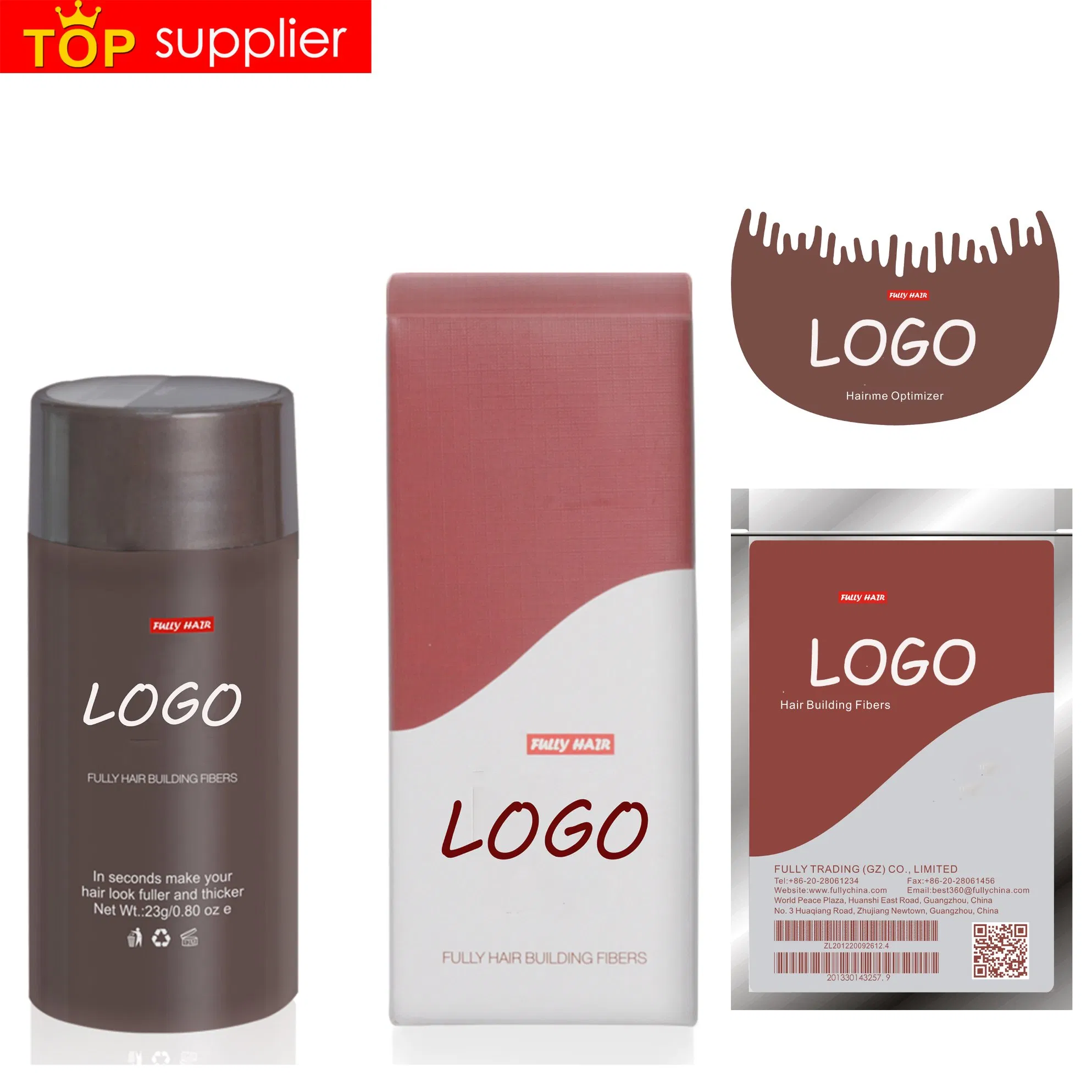 Пудра для волос Keratin Hair Building Fibers, 18 цветов