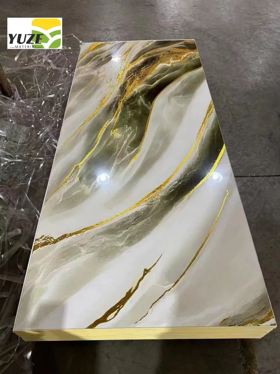 4X8 UV Marble Sheet PVC Marble Sheet UV Board for Decoration