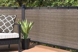 Privacy Screen Fence Shade Cover with Brass Grommets Heavy Duty Perfect for Outdoor Back Yard-Black