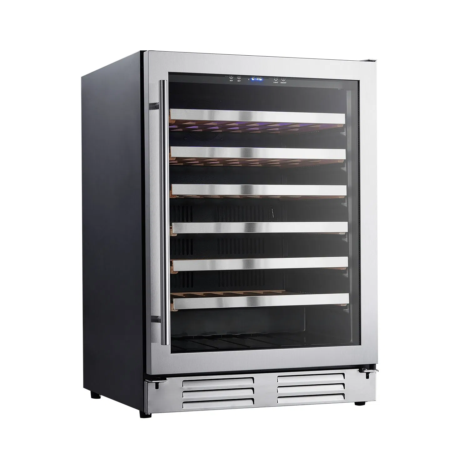 135L 54 Bottles Single Zone Household or Commercial Wine Refrigerator Cooler