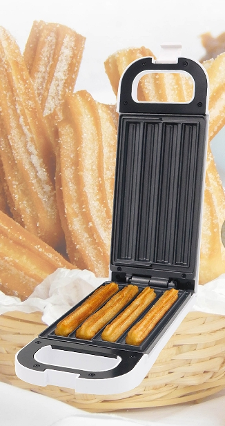 Classic and Authentic Churro Maker with Non-Stick Coating for Easy Cleaning