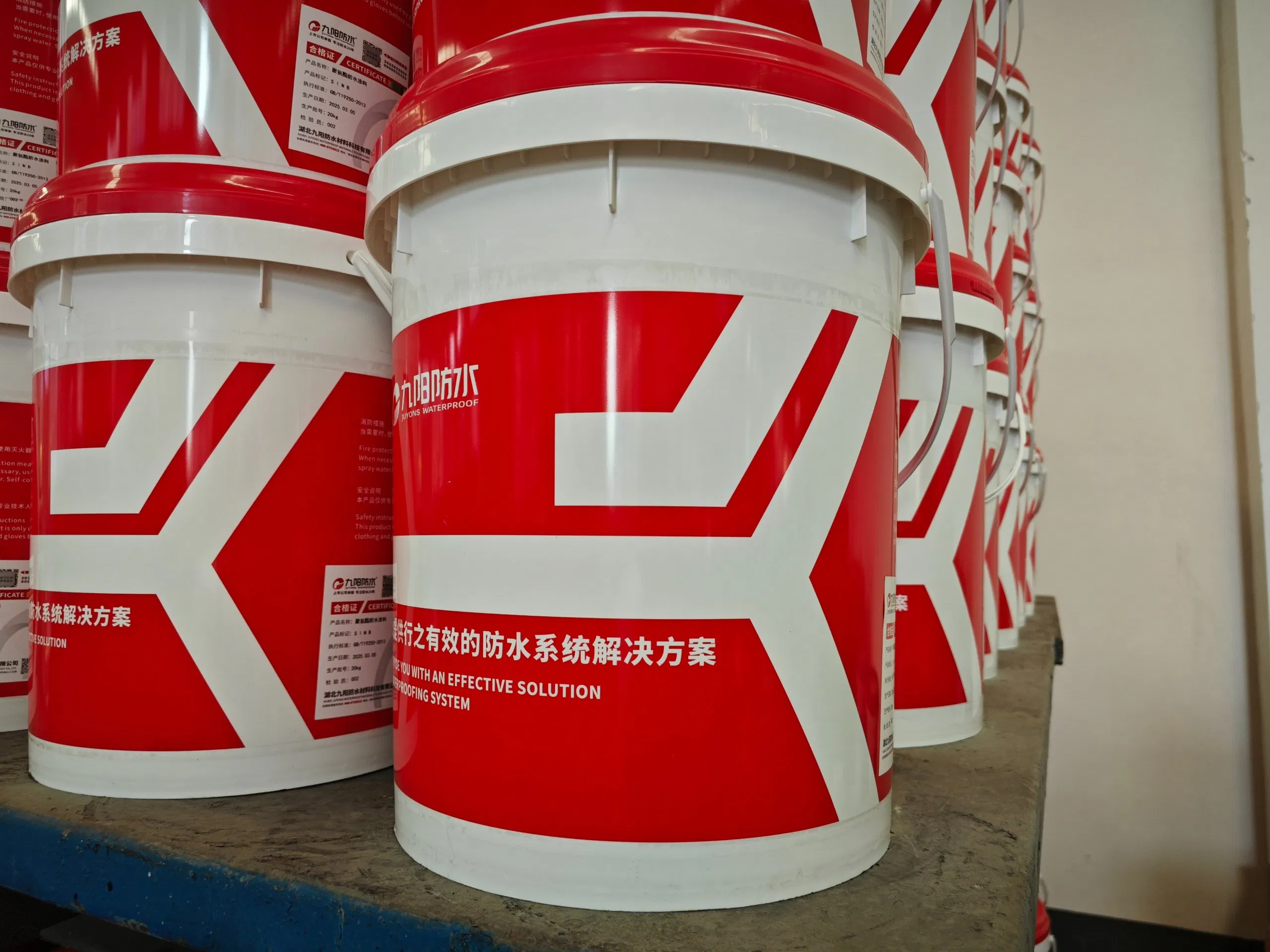 Hubei Province, China Spray Juyons Ecological Construction Material Waterproofing Coating
