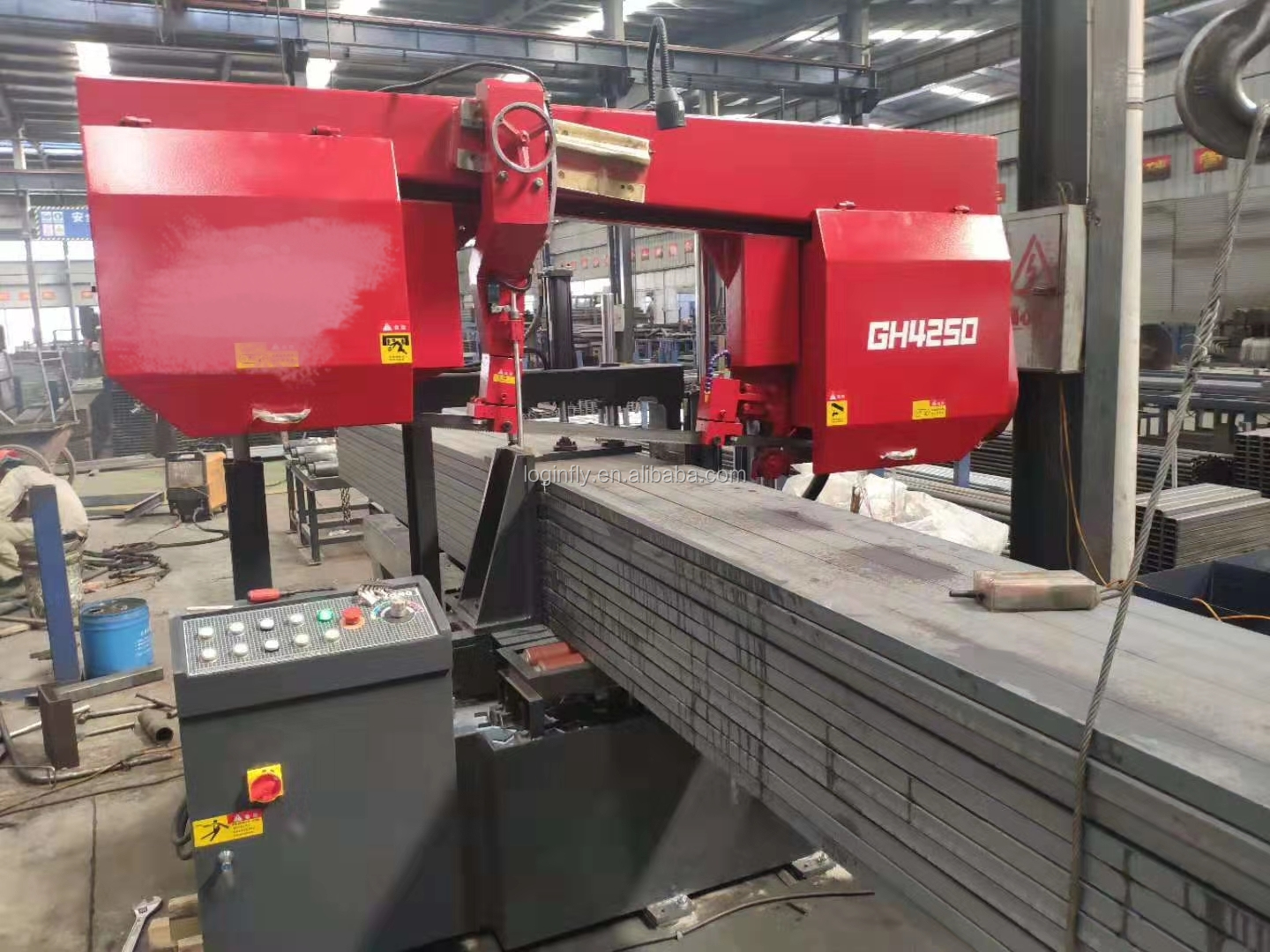 Станок ленточнопильный автоматический по металлу нержавейке и алюминию 500 мм