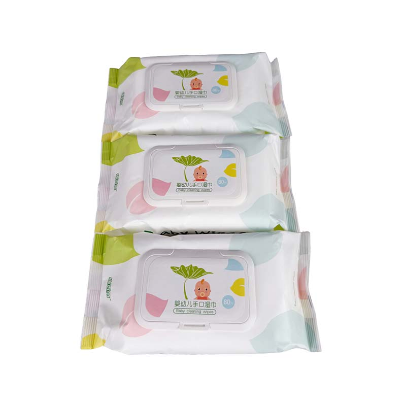 Cleaning Wipe Bamboo Biodegradable Soft Cotton Baby Care Wet Wipe