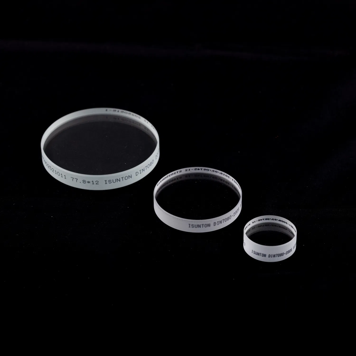DIN7080 Tempered Borosilicate Sight Glass High-Temperature & Pressure Resistant Industrial Glass