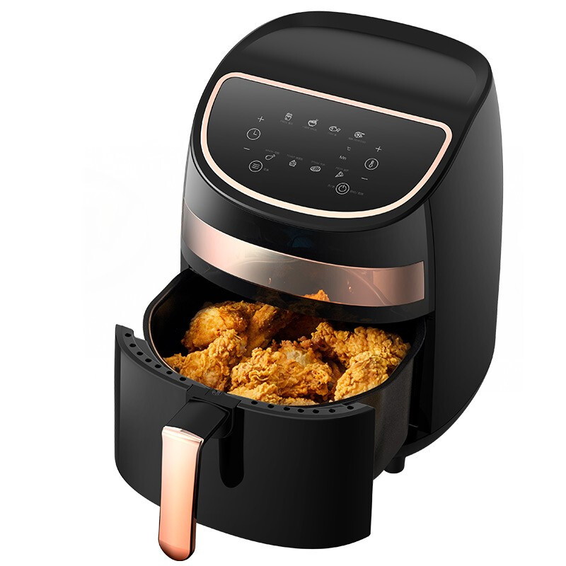 Air Fryer From Touch Screen Design Deerma Air Fryer