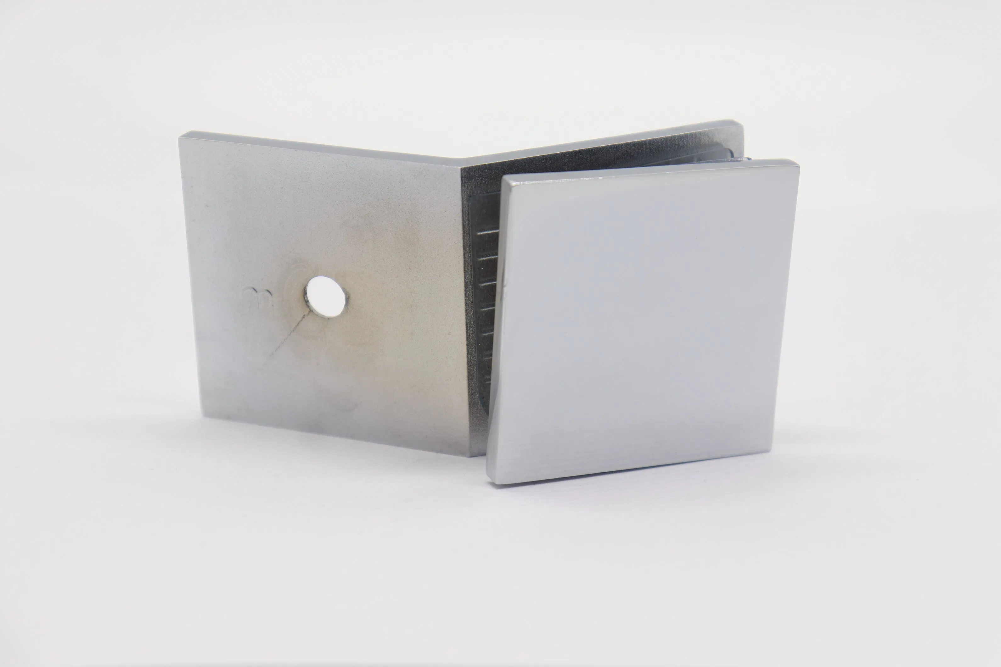 Stainless Steel Wall Mounted L Connector Glass Corner Clips