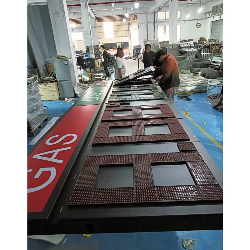 Manufacturer 7 Segments LED Display Remote Control LED Digital Gas Price Sign for Petrol Station Gas Price Display 8~48inch