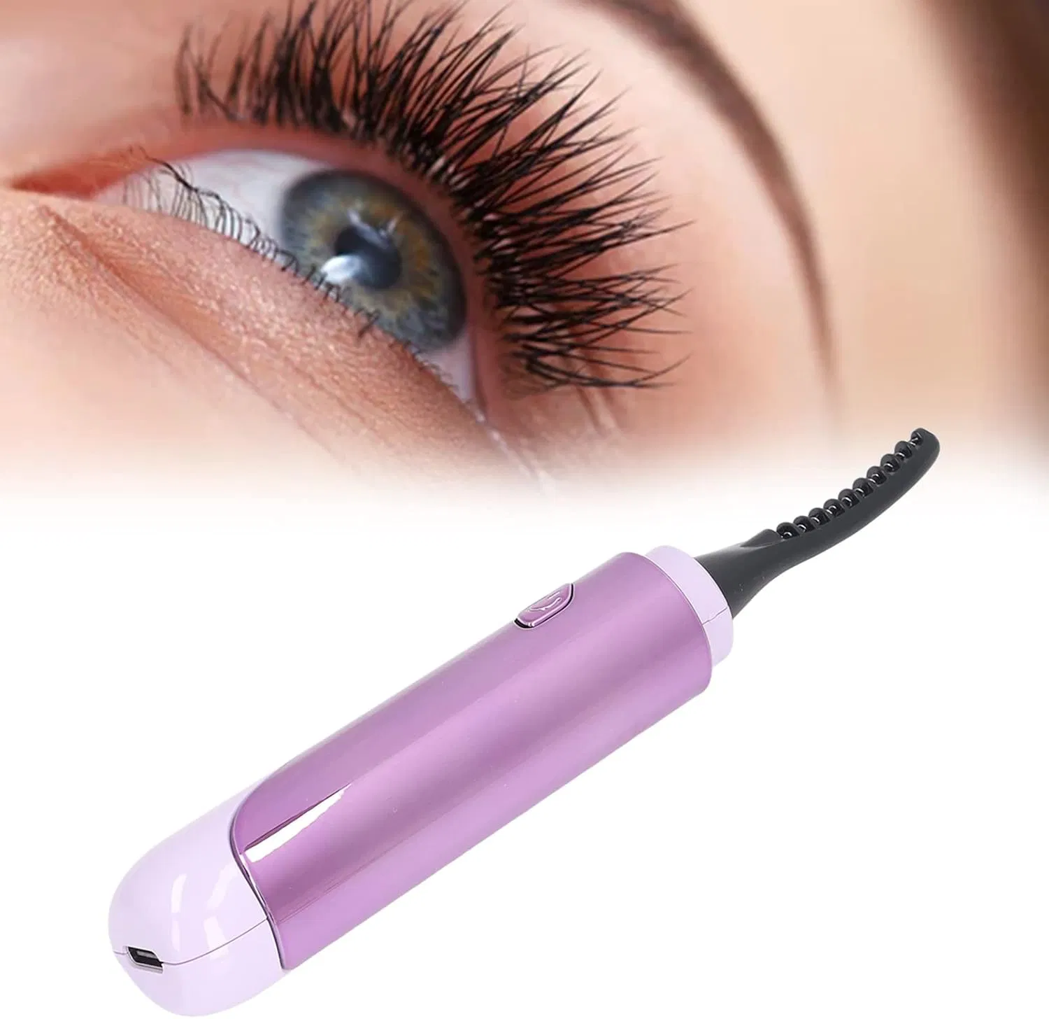 Heated Eyelash Curler - Electric Beauty Appliance for Perfect Makeup