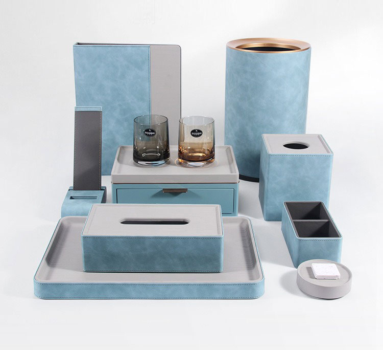 Hotel Amenities Accessories Leather Product PVC Synthetic Leather Leatherette Bill Folder