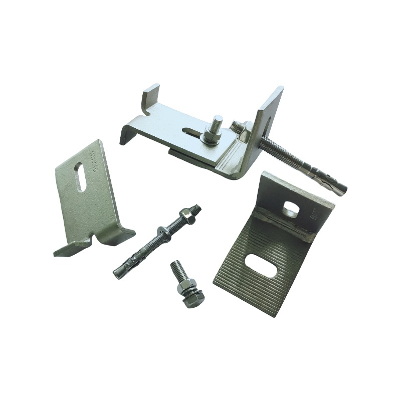 Stainless Steel Stone Anchor Wall Cladding Bracket up Down Fishtail Marble Angle