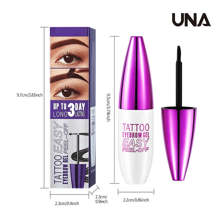 Private Label Custom Eyebrow Pencil Eyebrow Enhancers Eyes Makeup Long Lasting Waterproof Easy Tear off Eyebrow Gel for Makeup