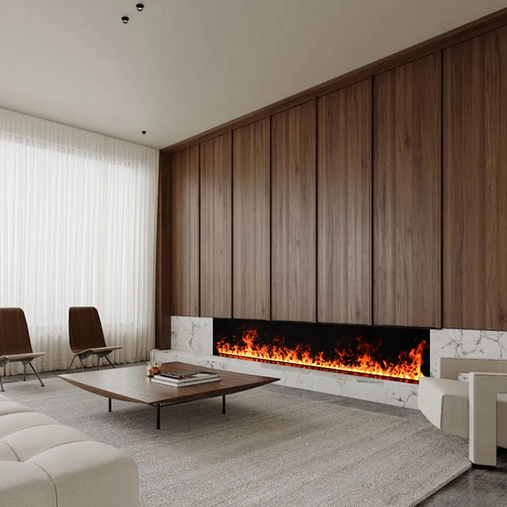 60 Inches LED 3D Atomization Simulation Flame Home Use Water Vapor Steam Fireplace Cheap Electric Fireplaces