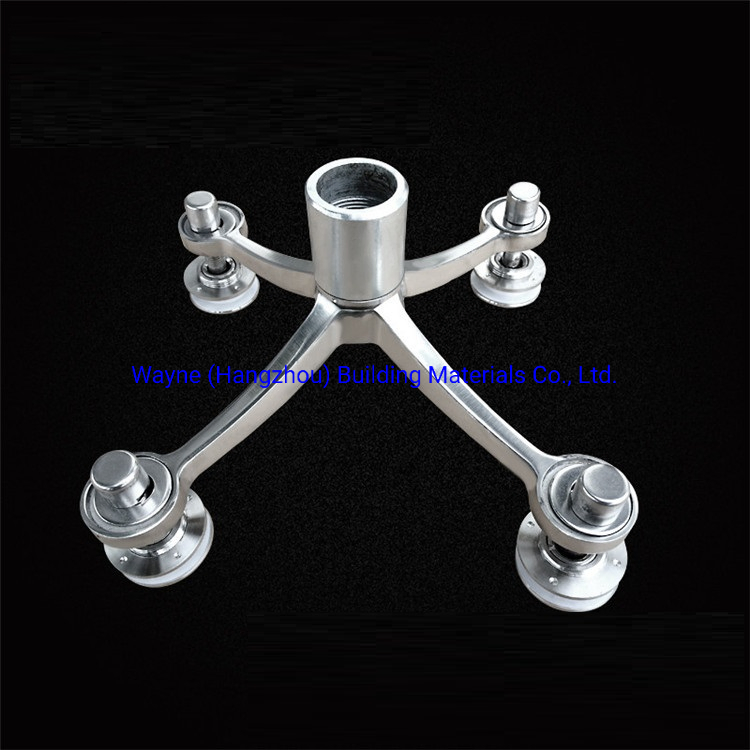 200mm Stainless Steel Glass Spider with 4 Arms; Glass Fitting Hardware, Point-Fixed Curtain Wall Hardware with High Quality and Best Price